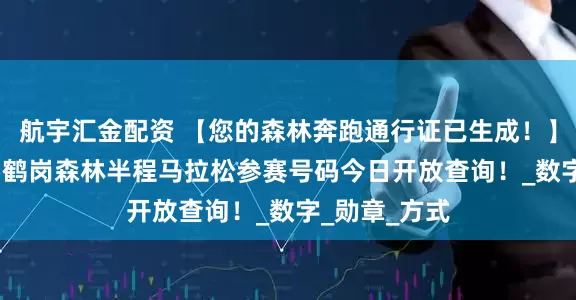 航宇汇金配资 【您的森林奔跑通行证已生成！】喜家德2025鹤岗森林半程马拉松参赛号码今日开放查询！_数字_勋章_方式
